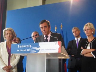 François Fillon à Beauvais  le 26 août 2011