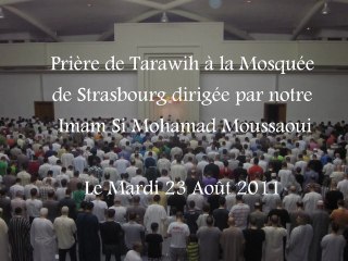 Tarawih du 23 Août 2011 - By Si Mohamad Moussaoui