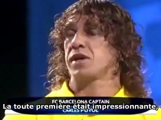 Puyol en short pendant le tirage au sort !