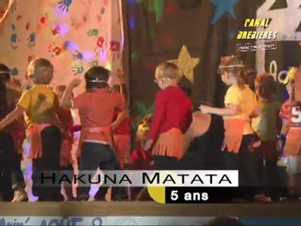 Spectacle du centre aéré - Août 2011