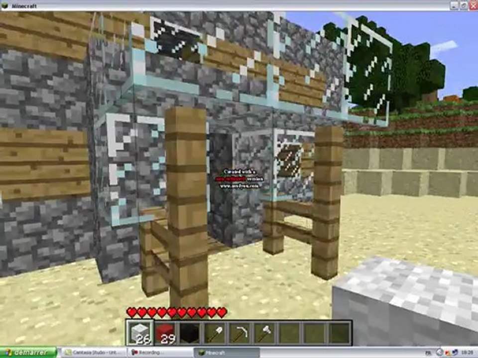 Vidéo Minecraft : Mes constructions