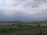 Deux orages se son formée de chaque cotée du poste d'observation dans les vosges