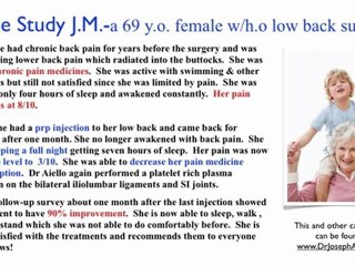 Back Pain Relief in San Diego using Platelet Rich Plasma