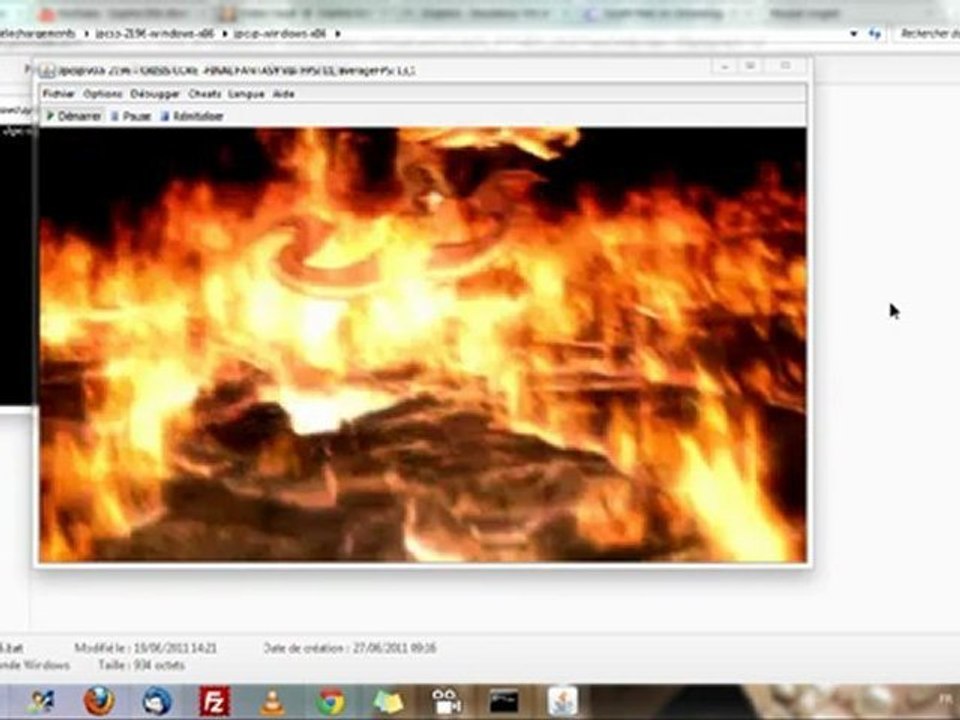 Final Fantasy VII : Crisis Core avec Jpcsp 2196