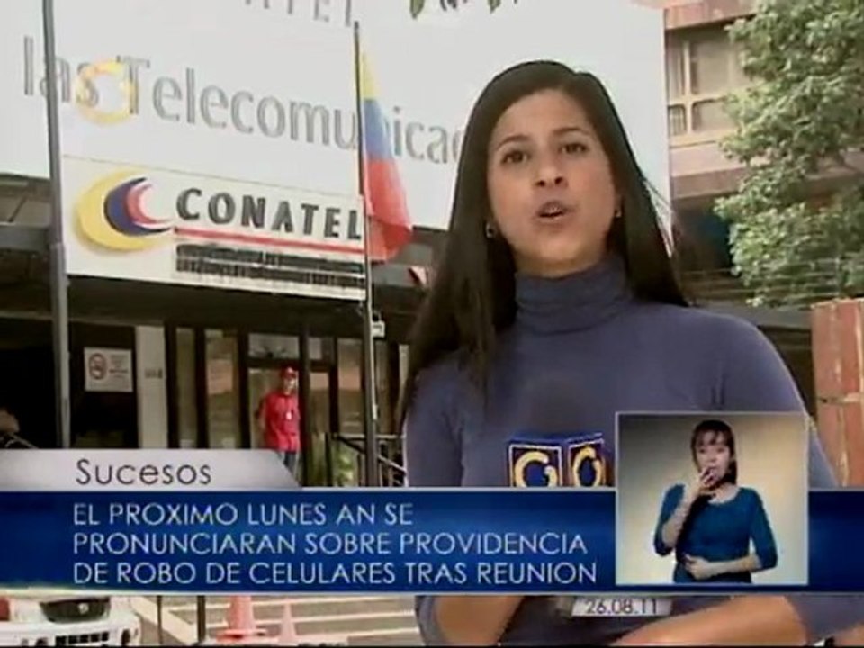 Conatel estudia medida contra robo de celulares