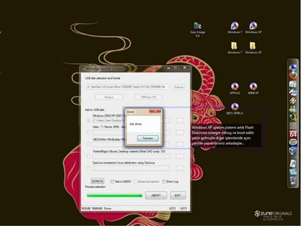 USB DISK'TEN BOOTTABLE YAPIMI ANLATIM