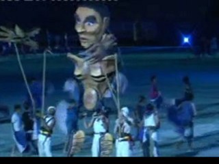 Répétition de la cérémonie d'ouverture