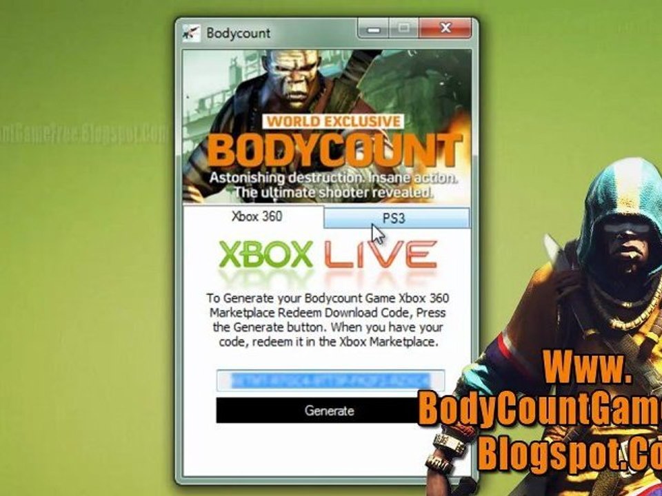 How to Downlaod Bodycount Crack Free - Xbox 360 And PS3!