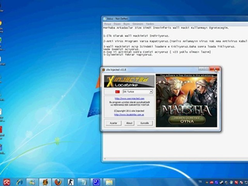 ~Mert~ Wall Hack Anlatım Cs 1.6
