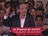 Discours de François Hollande à l'Oratoire, 26 août