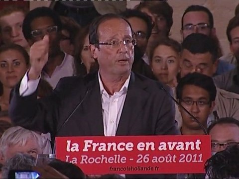 Discours de François Hollande à l'Oratoire, 26 août