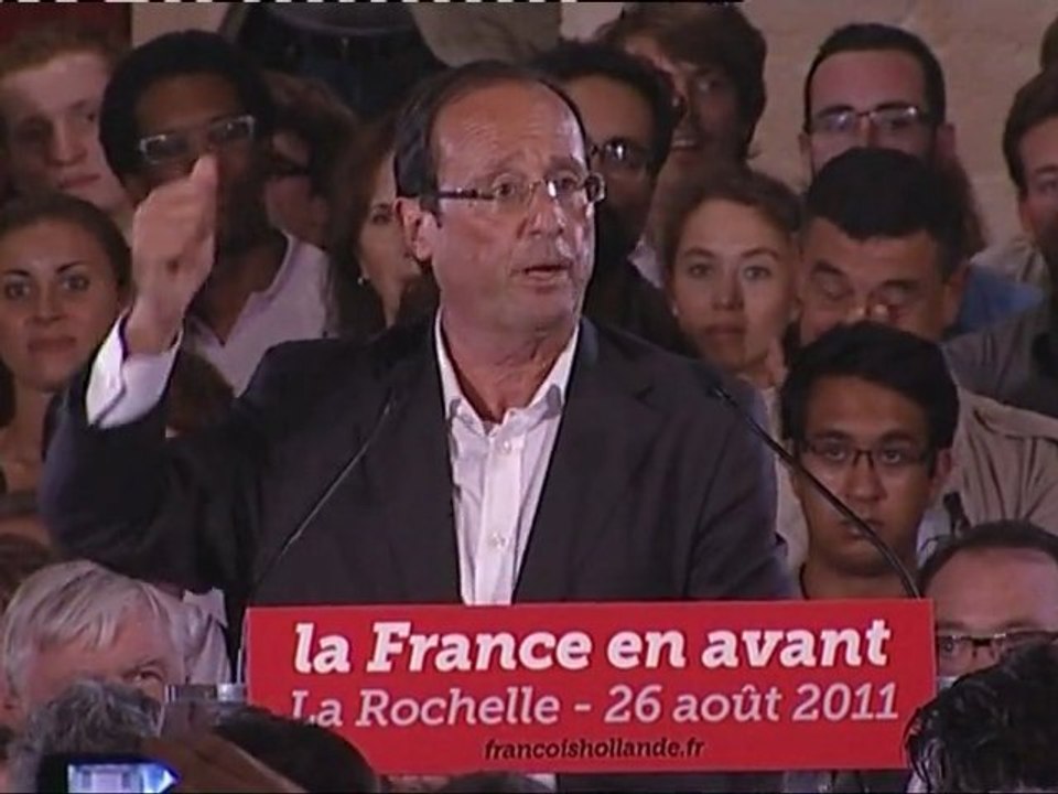 Discours de François Hollande à l'Oratoire, 26 août