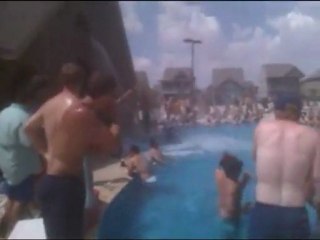 Roof jump into pool: nailed it