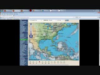 Hurricane Irene turning north