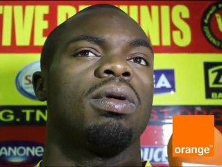 Les joueurs de l'EST avant le match du WAC