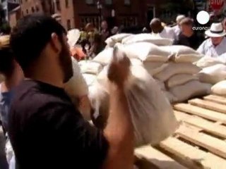 Irene azota las costas de Carolina del Norte