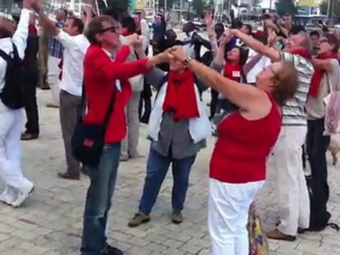 Supporters de Ségolène Royal à l'université d'été du PS à La Rochelle
