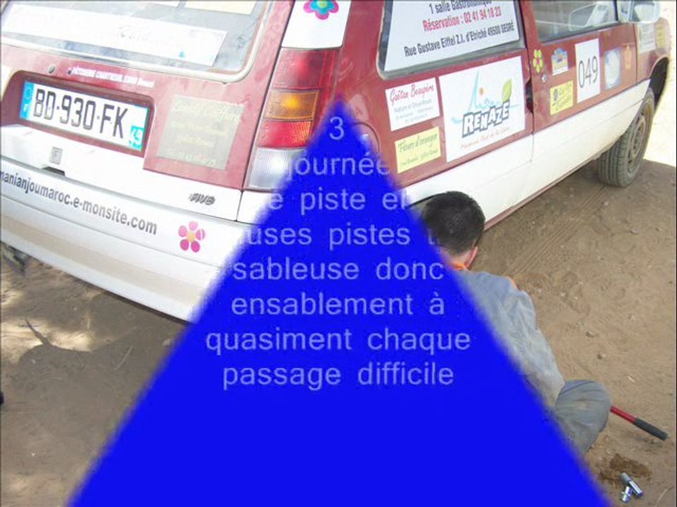 diapo supercinq raid 2011 Humani Anjou Maroc