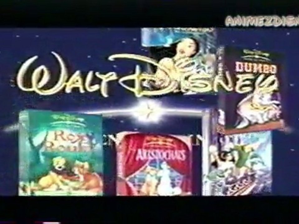 Bande annonce vhs des grands classiques Disney