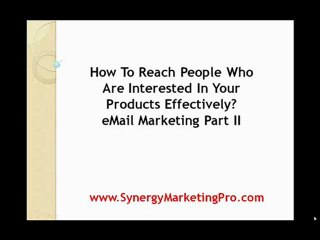 eMail Marketing System Part II