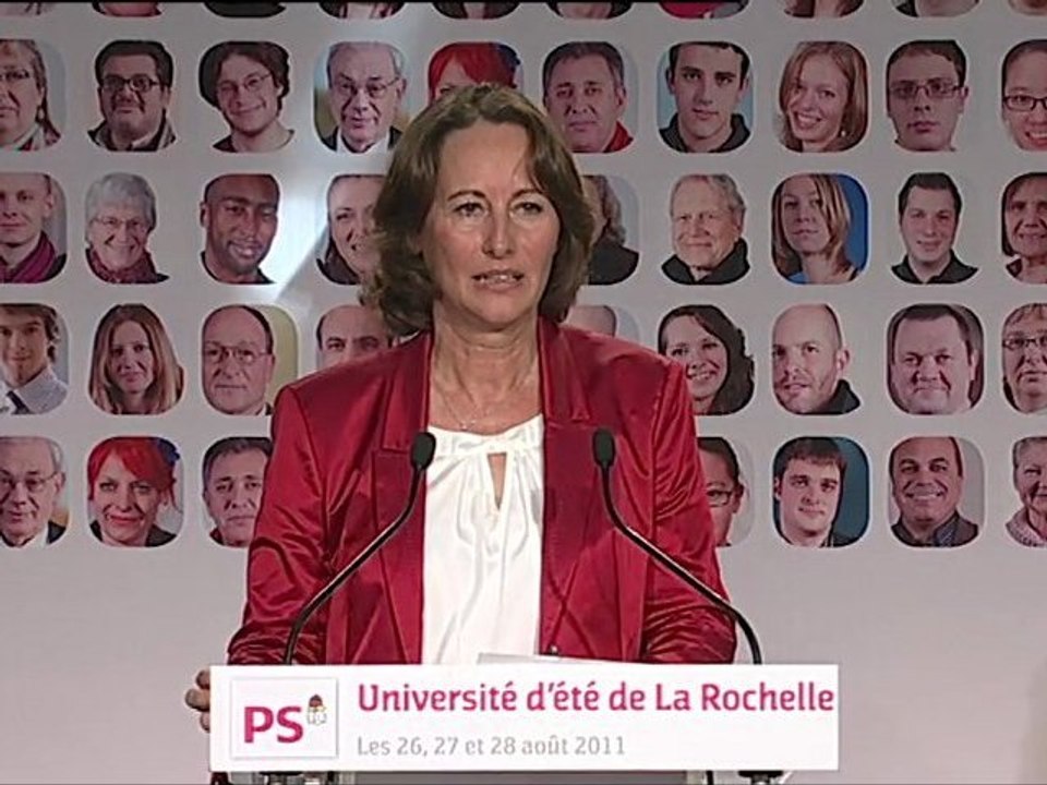 Société précaire, société indignée : Ségolène Royal