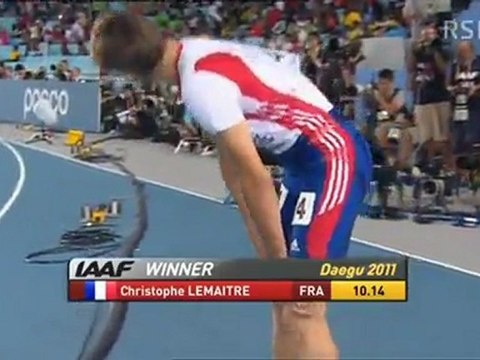 100m Men Heats Heat 3 IAAF World Championships Daegu 2011 - MIR-LA.com