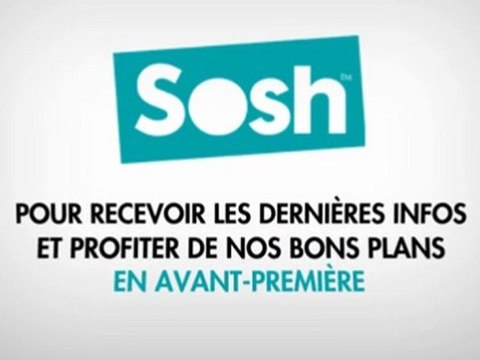 Sosh l'offre mobile sans engagement 100% connectée !