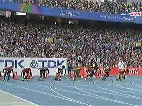 Dünya Atletizm Şampiyonası : Semi final:U. Bolt - C.Lemaitre