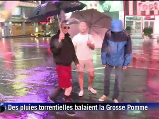 Irène frappe New-York, transformée en ville fantôme