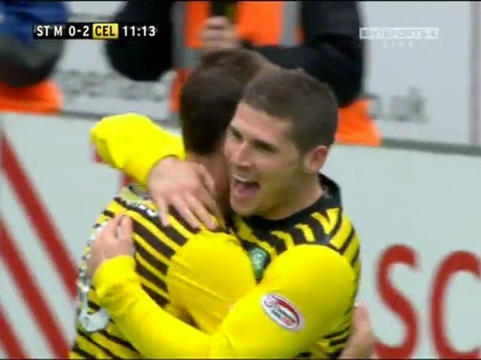 St Mirren 0-2 Celtic F.C. (G.Hooper)