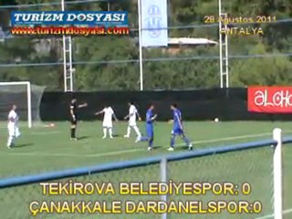 TEKİROVA BELEDİYESPOR: 0 ÇANAKKALE DARDANELSPOR:0