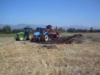 JD 5820 NH TD65 FİMAKS gübre dağıtma