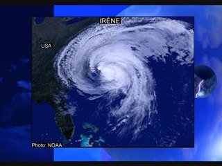 Météo 29 août 2011: Point sur Irène, et prévisions à 7 jours