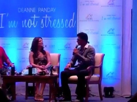 Shah Rukh Khan and Bipasha Basu Launch Deanne Pandey's I'm Not Stressed - YouTube