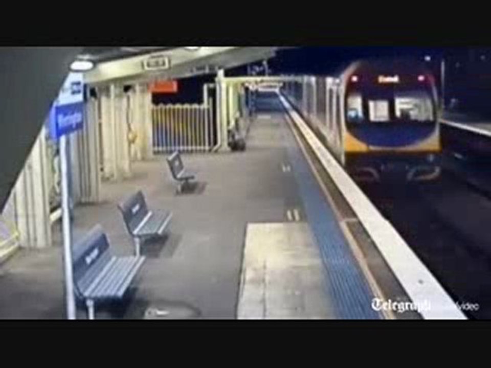 Australian boy's miraculous escape after being hit by train