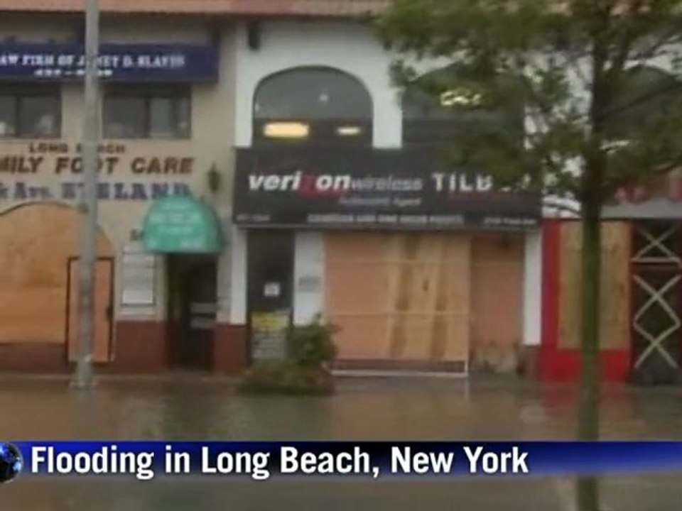 Damage along east coast after Hurricane Irene