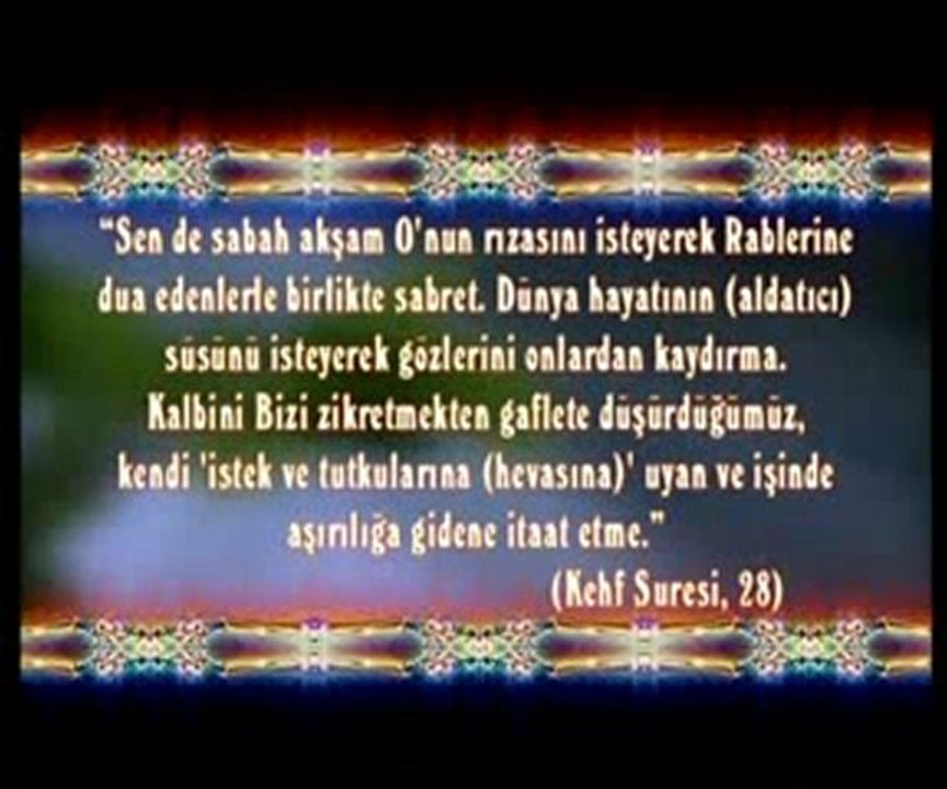 Allah'ı seven peygamberleri ve müminleri de sever