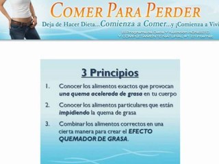 Metodo efectivo para perder de peso, [Ver para Creer]