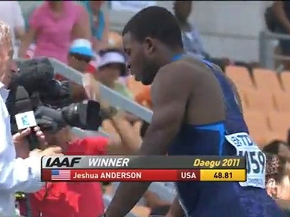 400м с/б Мужчины 5 забег Чемпионат Мира в Тэгу - www.MIR-LA.com