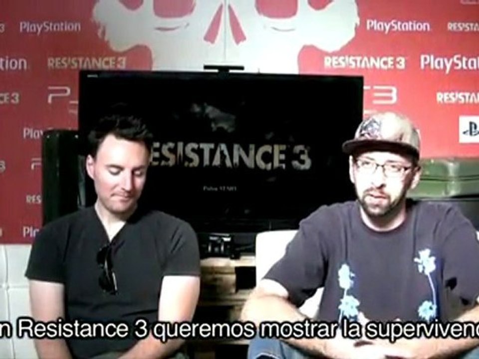 Resistance 3, Vídeo Entrevista  (PS3)