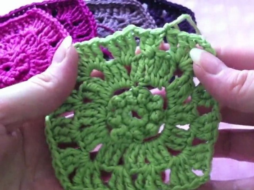 TUTO CROCHET : Granny MiniFeur Partie 4 FIN