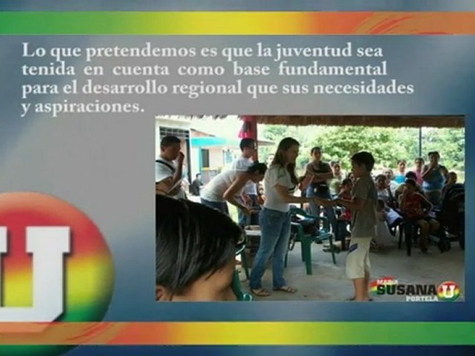Dia internacional de la juventud y Susana Portela