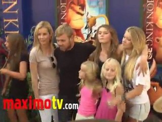 Rick Schroder and Family at "The Lion King" 3D Premiere
