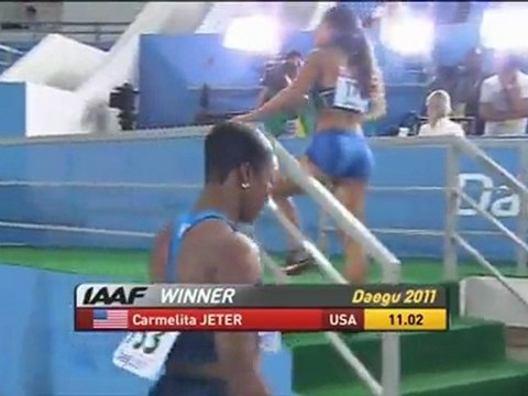 100м Женщины 3 Полуфинал Чемпионат Мира в Тэгу - MIR-LA.com