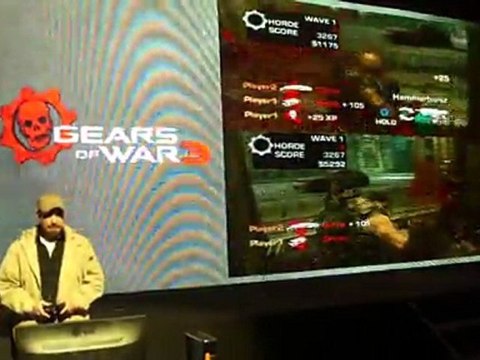 Gears of War3 Press Conference in Korea 9-Horde mode wave2