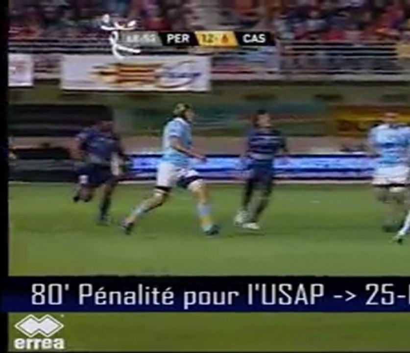 Résumé du match USAP CASTRES Août 2011