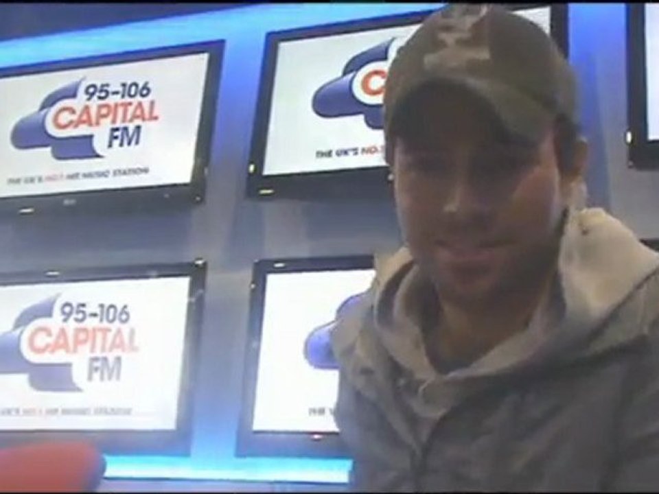 Enrique Iglesias Webchat Capital FM 95 106