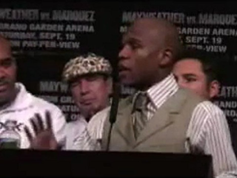 MAYWEATHER VS. MARQUEZ POST-FIGHT PRESS CONFERENCE