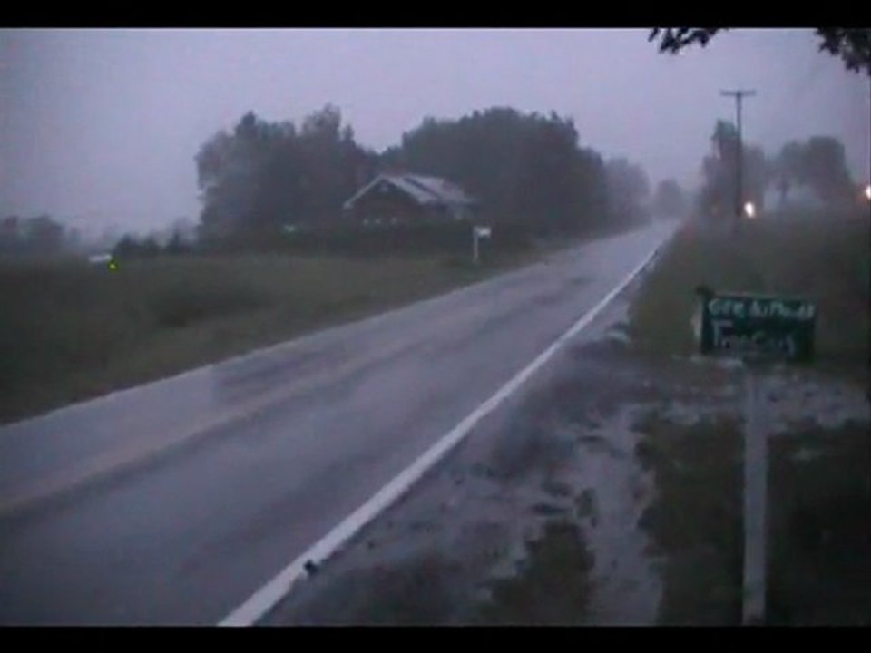 PASSAGE DE L'OURAGAN IRENE CHEZ NOUS LE 28 AOÛT 2011