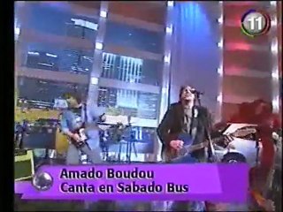 Amado Boudou canta en Sábado Bus
